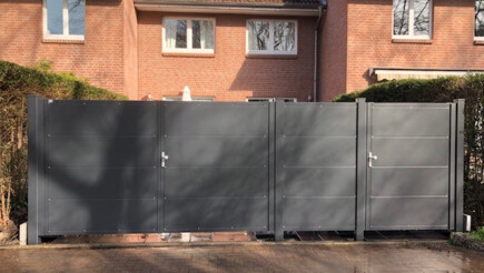 Aluminium Sichtschutz aus dem 2023 in 22559 Hamburg Deutschland von Zaunteam Elbe-Pinnau.