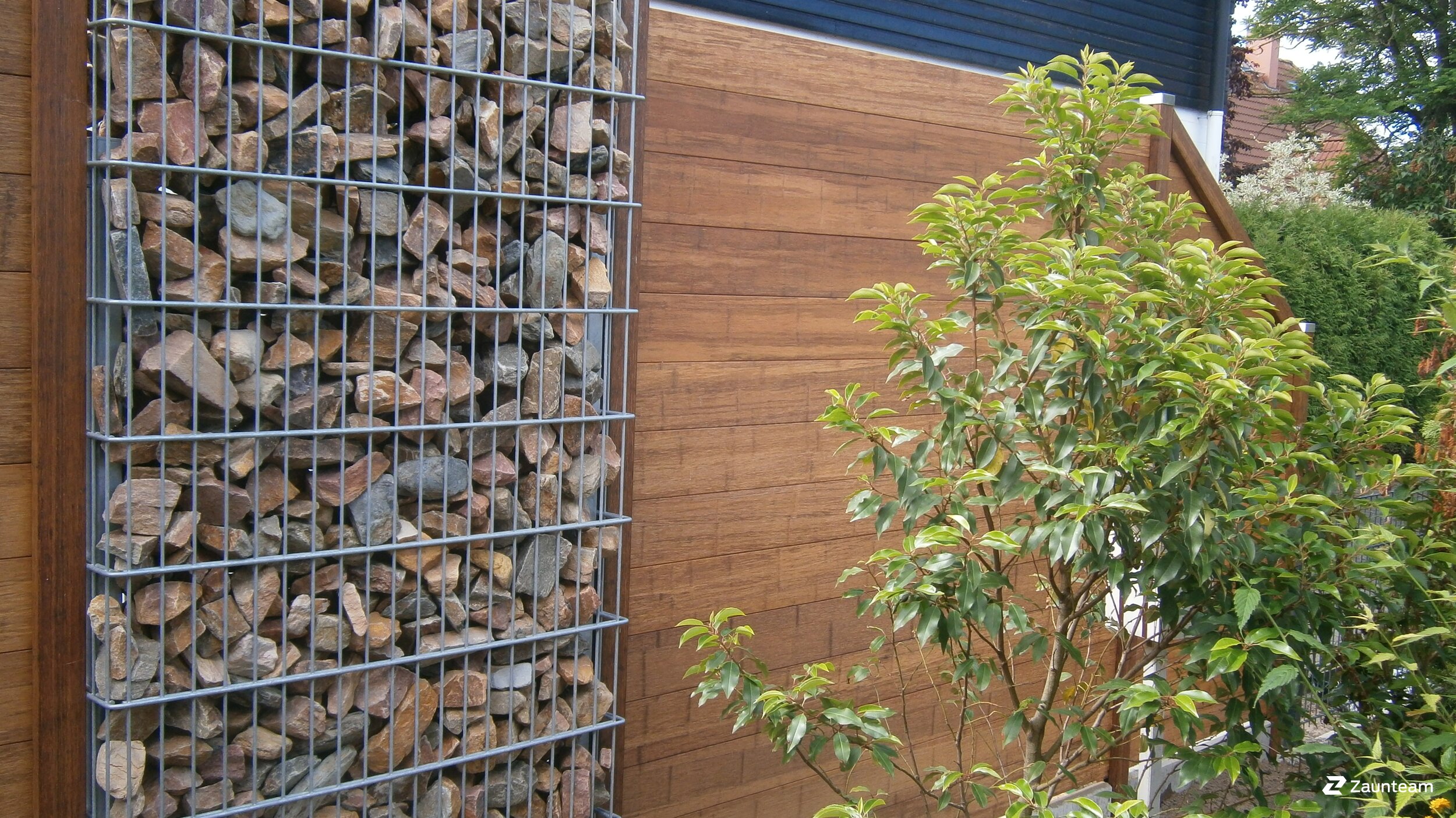 Gabionen Steinkörbe aus dem 2016 in 28832 Achim Deutschland von Zaunteam Weser-Wümme.