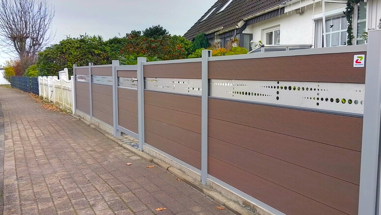 WPC Sichtschutz aus dem 2025 in 28876 Oyten Deutschland von Zaunteam Weser-Wümme.