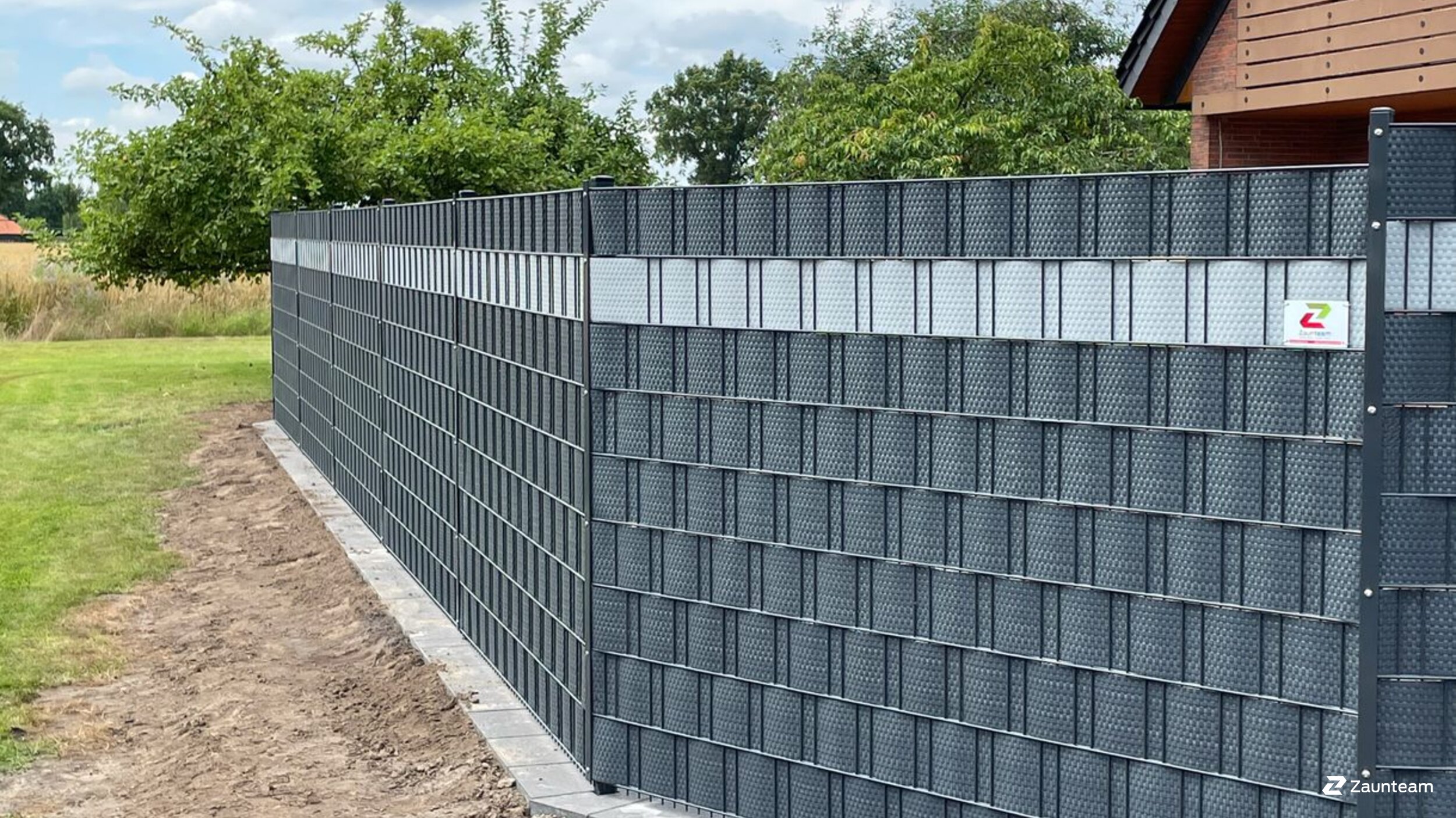 Protection brise-vue en tressage de 2021 à 32369 Rahden Allemagne de Zaunteam Kischkel.