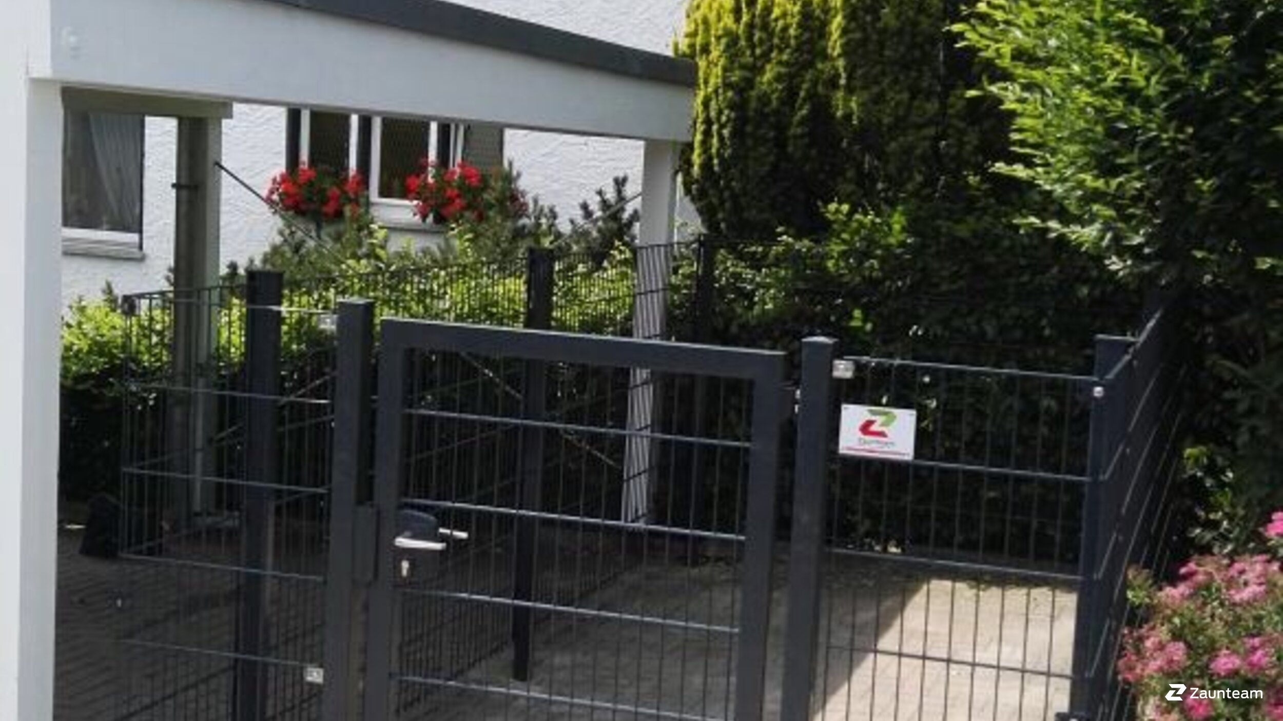 Doppelstabmattenzaun aus dem 2020 in 32312 Lübbecke Deutschland von Zaunteam Kischkel.