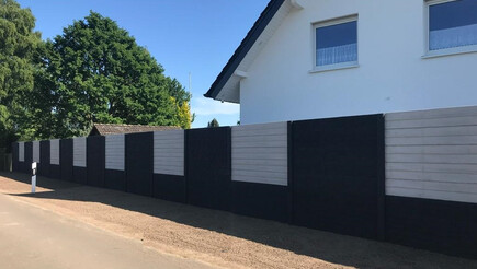 Betonzaun aus dem 2023 in 32312 Lübbecke Deutschland von Zaunteam Kischkel.