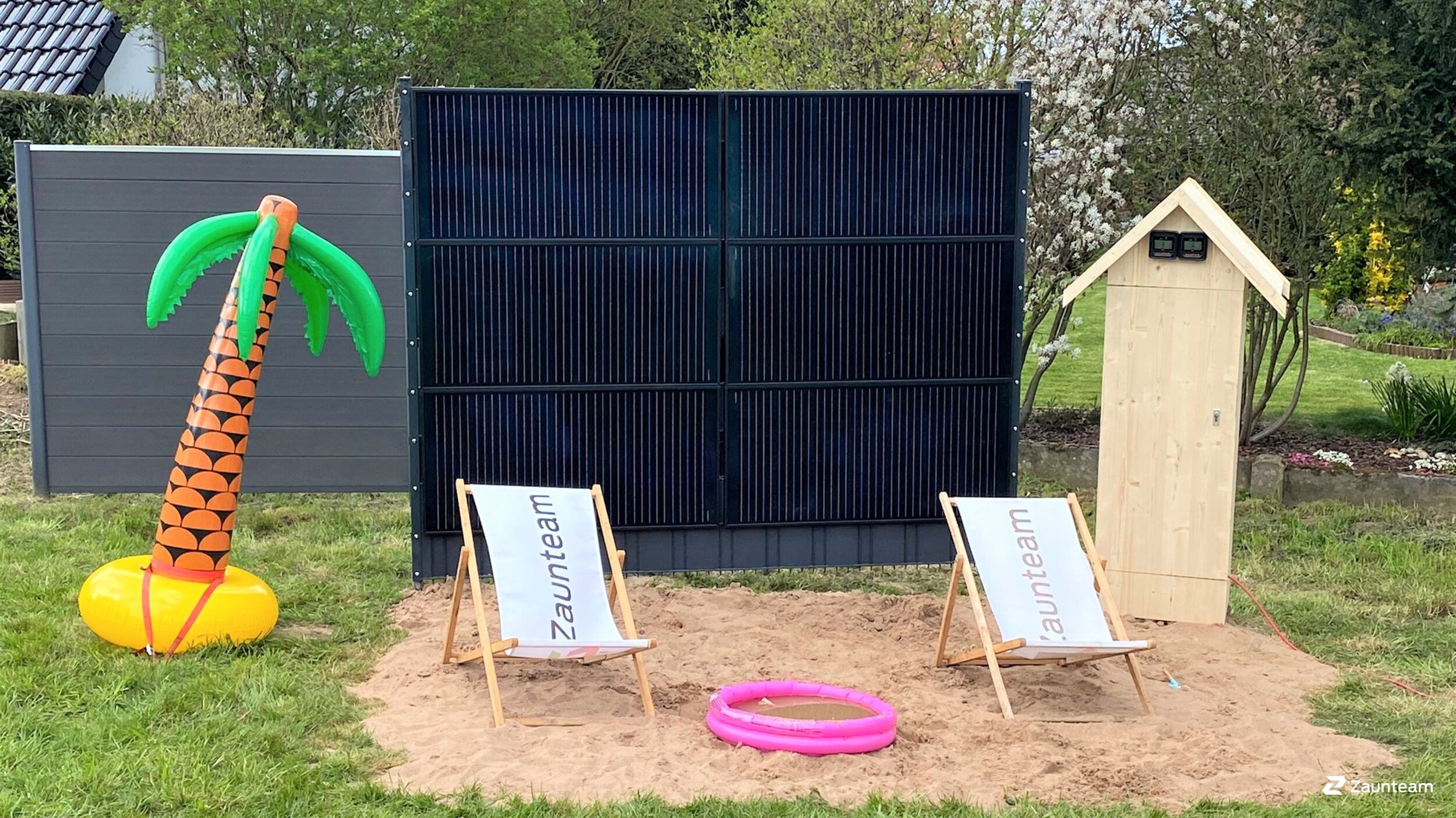 Solarzaun aus dem 2023 in 32312 Lübbecke Schweiz von Zaunteam Kischkel.