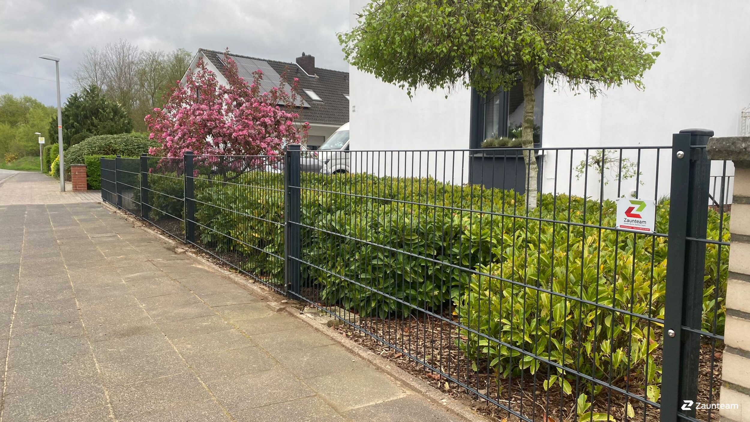 Doppelstabmattenzaun aus dem 2024 in 32369 Rahden Deutschland von Zaunteam Kischkel.