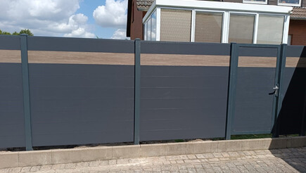 Aluminium Sichtschutz aus dem 2024 in 32339 Espelkamp Deutschland von Zaunteam Kischkel.