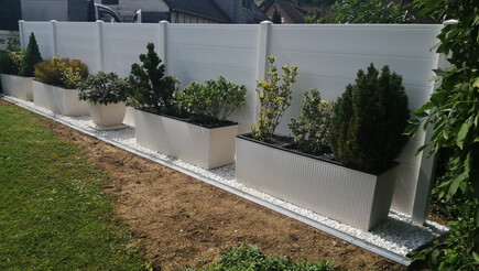 Aluminium Sichtschutz aus dem 2021 in 31020 Salzhemmendorf Deutschland von Zaunteam Weser-Leine.