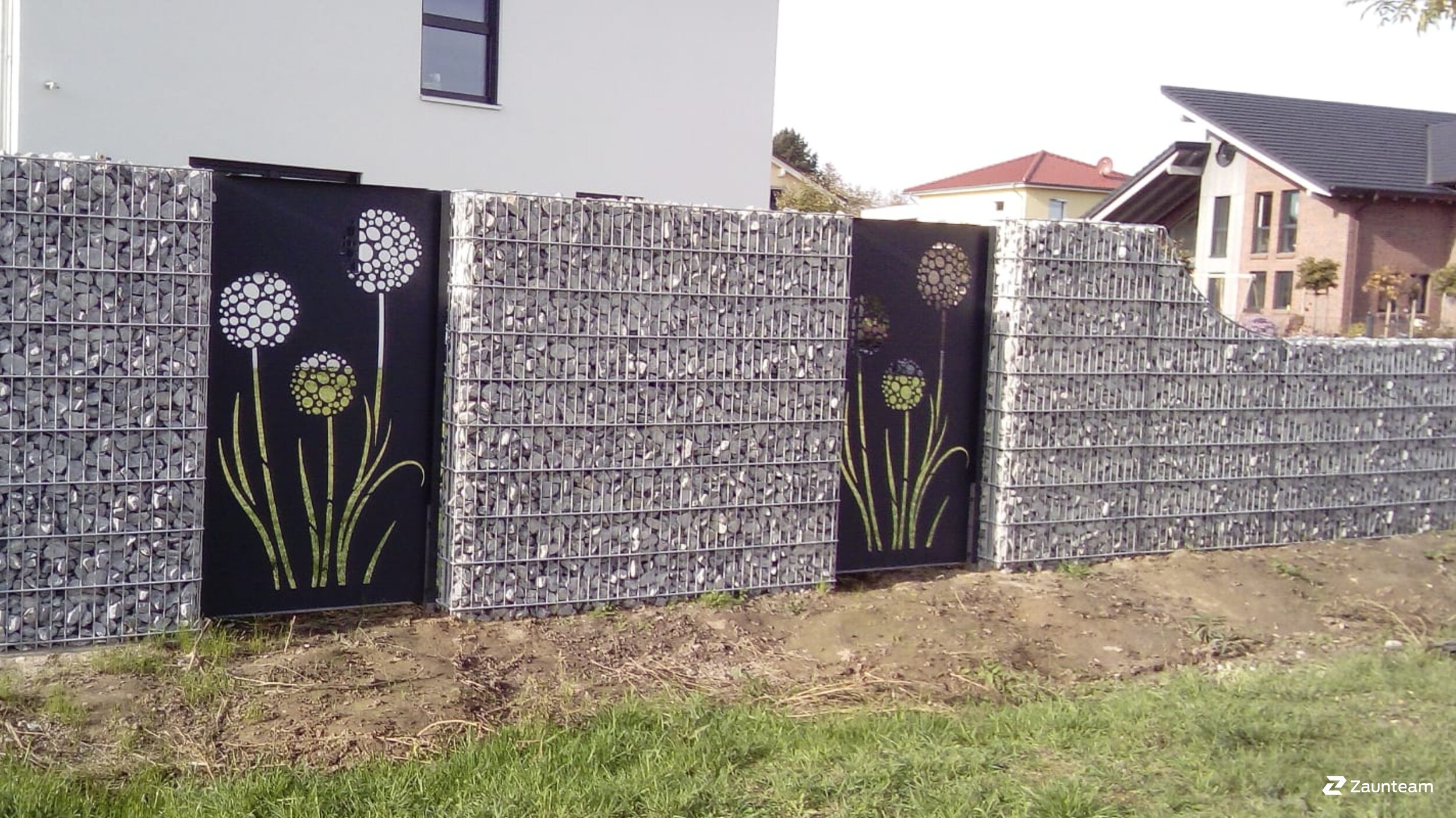 Gabionen Steinkörbe aus dem 2022 in 31848 Bad Münder Deutschland von Zaunteam Weser-Leine.