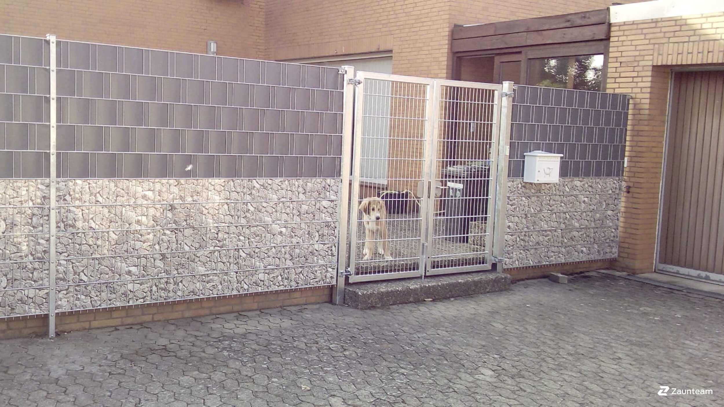 Protection brise-vue en tressage de 2019 à 31171 Nordstemmen Allemagne de Zaunteam Weser-Leine.