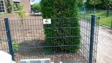 Doppelstabmattenzaun aus dem 2019 in 31171 Nordstemmen Deutschland von Zaunteam Weser-Leine.