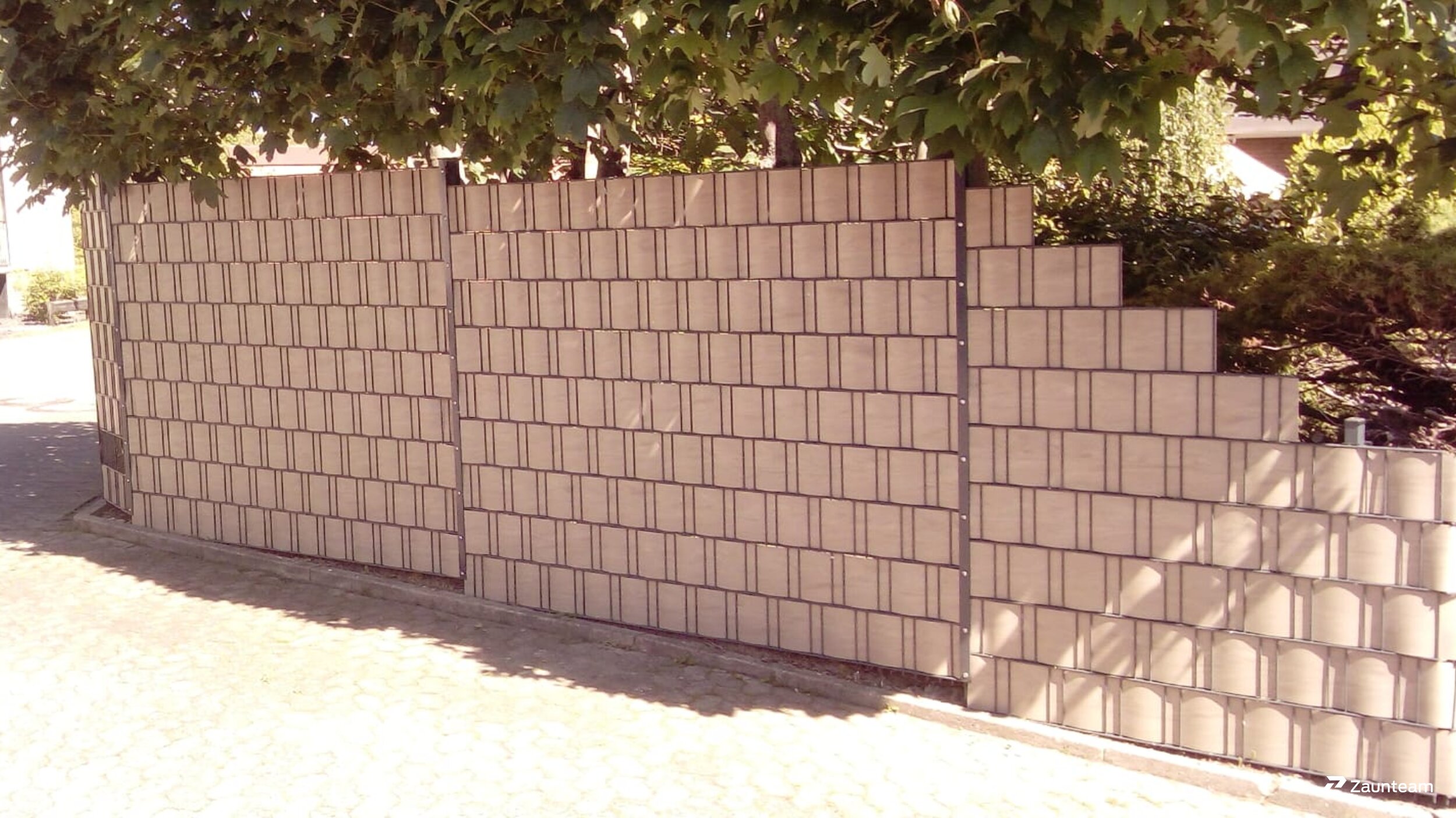 Protection brise-vue en tressage de 2021 à 31137 Hildesheim Allemagne de Zaunteam Weser-Leine.