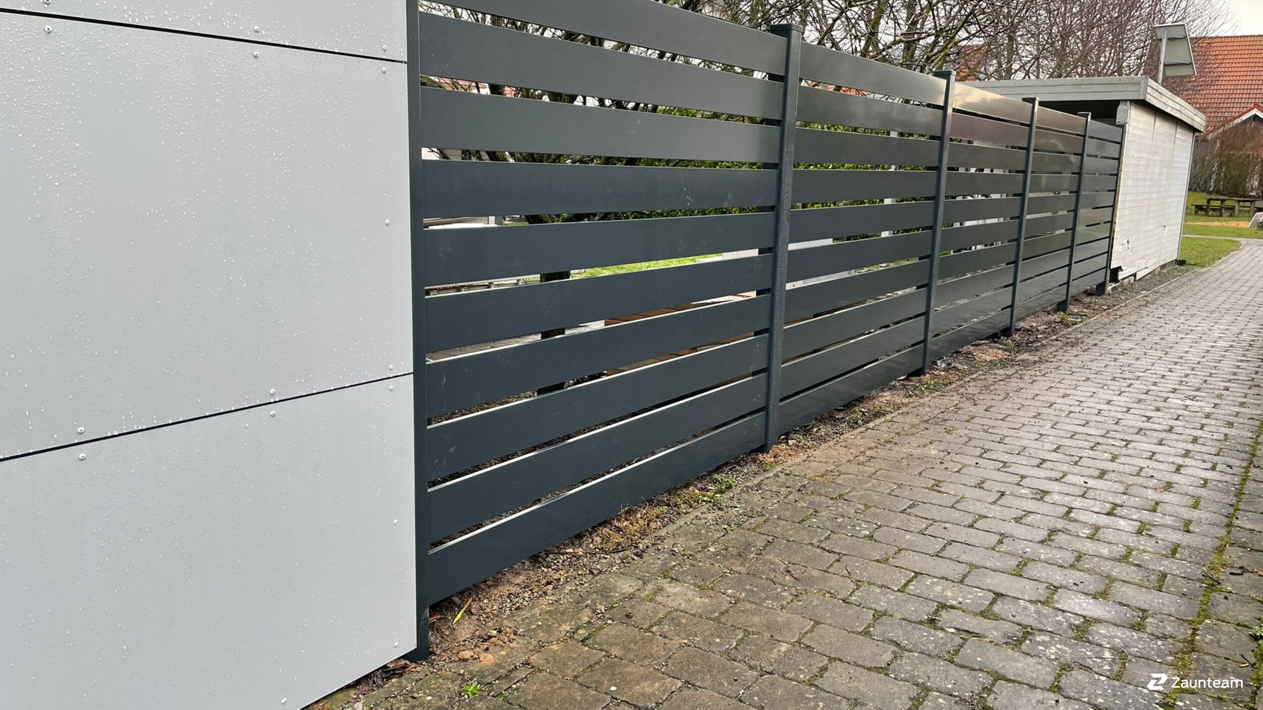 Protection brise-vue en aluminium de 2022 à 30966 Hemmingen Allemagne de Zaunteam Weser-Leine.