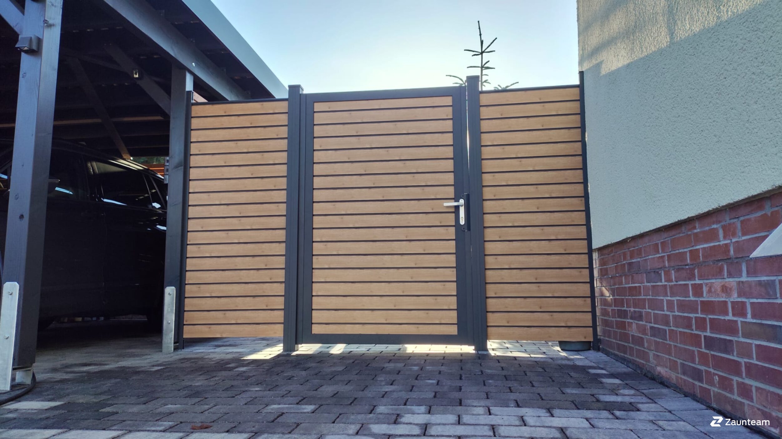 Aluminium Sichtschutz aus dem 2024 in 31020 Salzhemmendorf Deutschland von Zaunteam Weser-Leine.