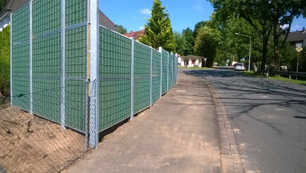 Lärmschutzzaun aus dem 2017 in 31848 Bad Münder Deutschland von Zaunteam Weser-Leine.