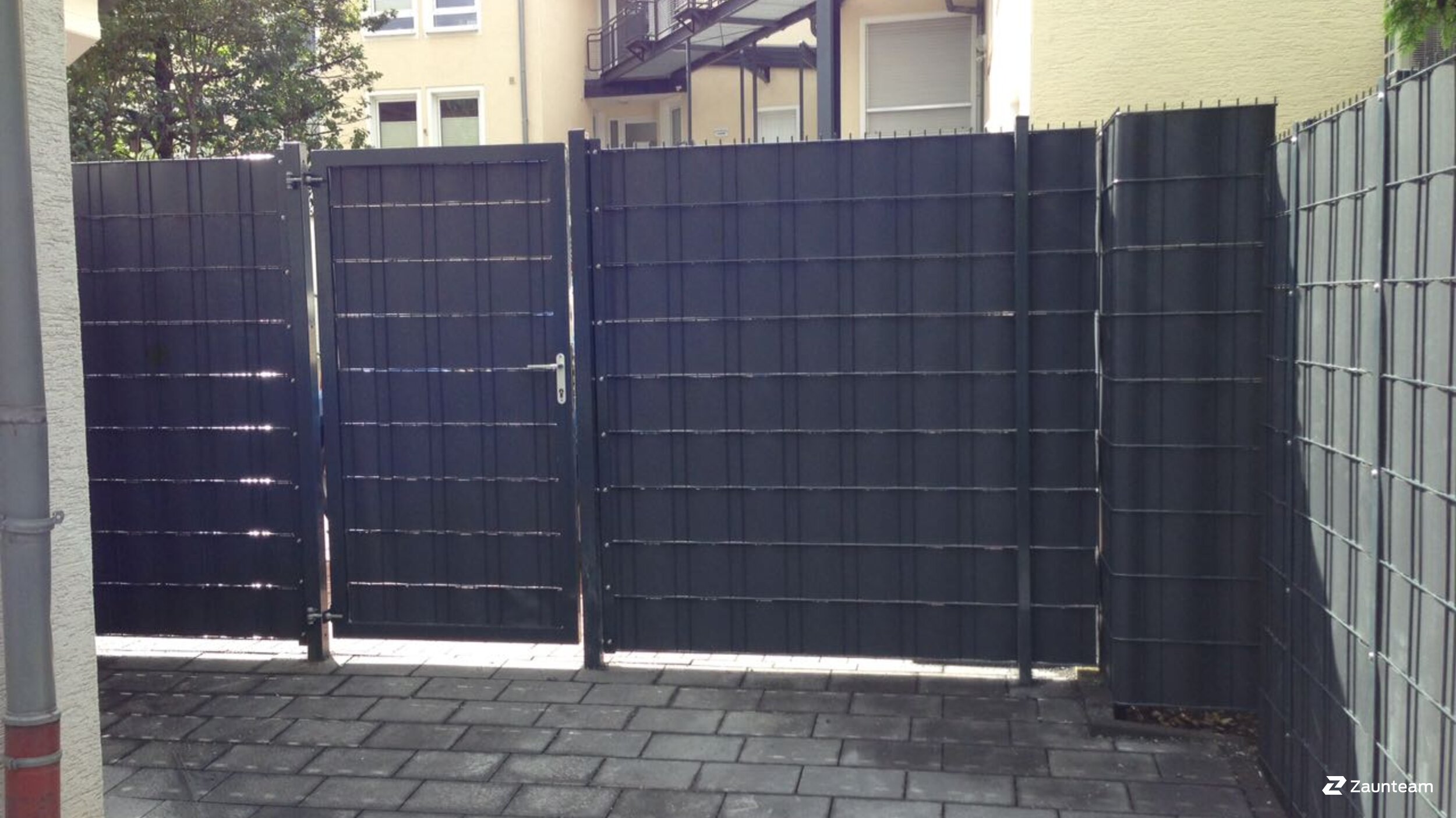 Protection brise-vue en tressage de 2017 à 33098 Paderborn Allemagne de Zaunteam Paderborn.