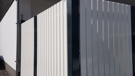 Aluminium Sichtschutz aus dem 2018 in 57482 Olpe Deutschland von Zaunteam Südwestfalen.