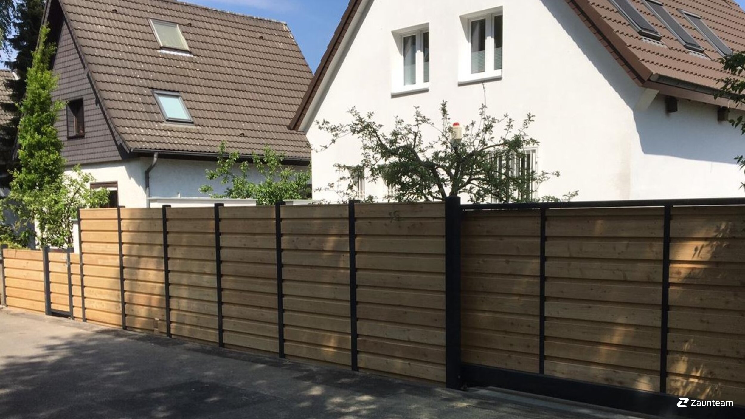 Protection brise-vue en bois de 2020 à 51580 Reichshof Allemagne de Zaunteam Südwestfalen.