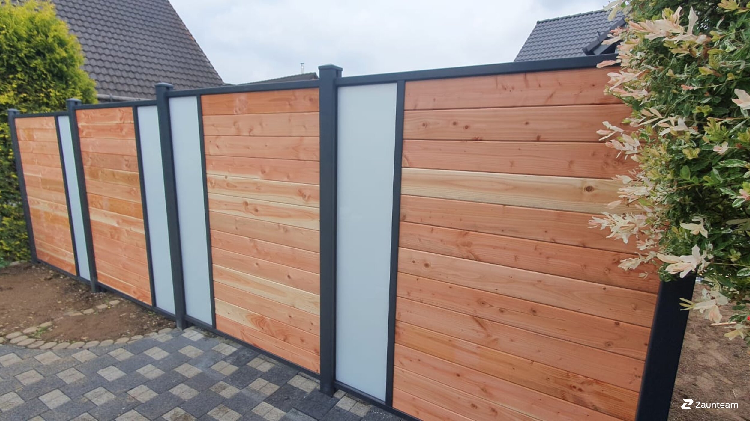 Aluminium Sichtschutz aus dem 2021 in 57462 Olpe Deutschland von Zaunteam Südwestfalen.