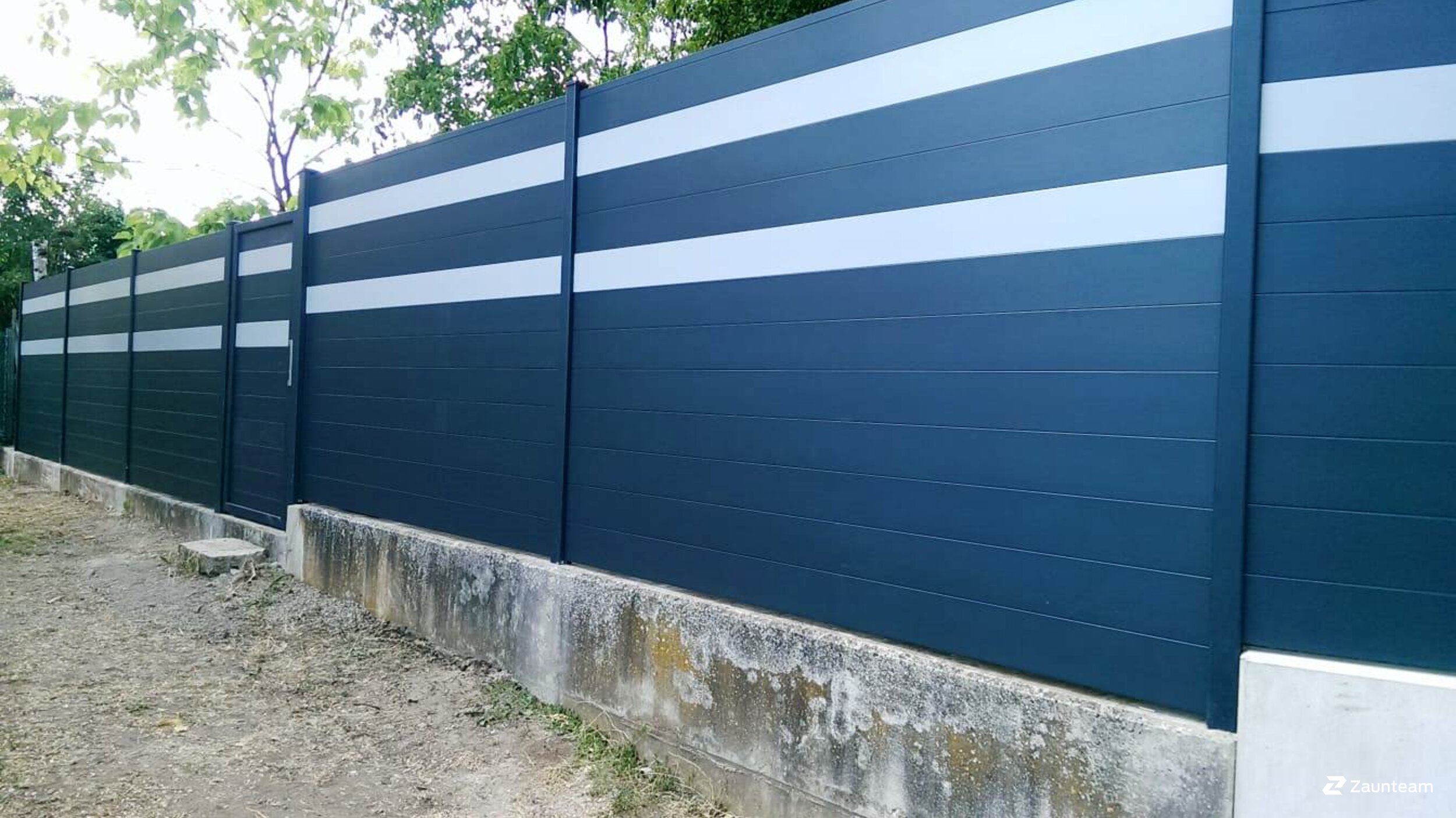 Aluminium Sichtschutz aus dem 2018 in 97332 Obervolkach Deutschland von Zaunteam Main-Rhön.