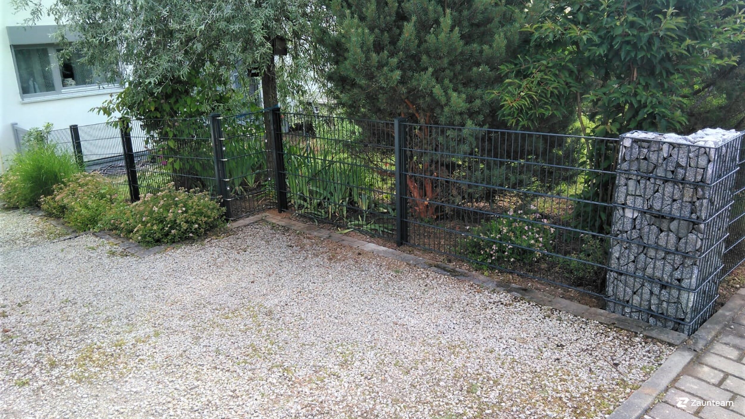 Doppelstabmattenzaun aus dem 2020 in 97717 Euerdorf Deutschland von Zaunteam Main-Rhön.