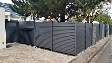 Aluminium Sichtschutz aus dem 2019 in 97717 Euerdorf Deutschland von Zaunteam Main-Rhön.