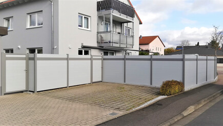 Aluminium Sichtschutz aus dem 2019 in 97717 Euerdorf Deutschland von Zaunteam Main-Rhön.
