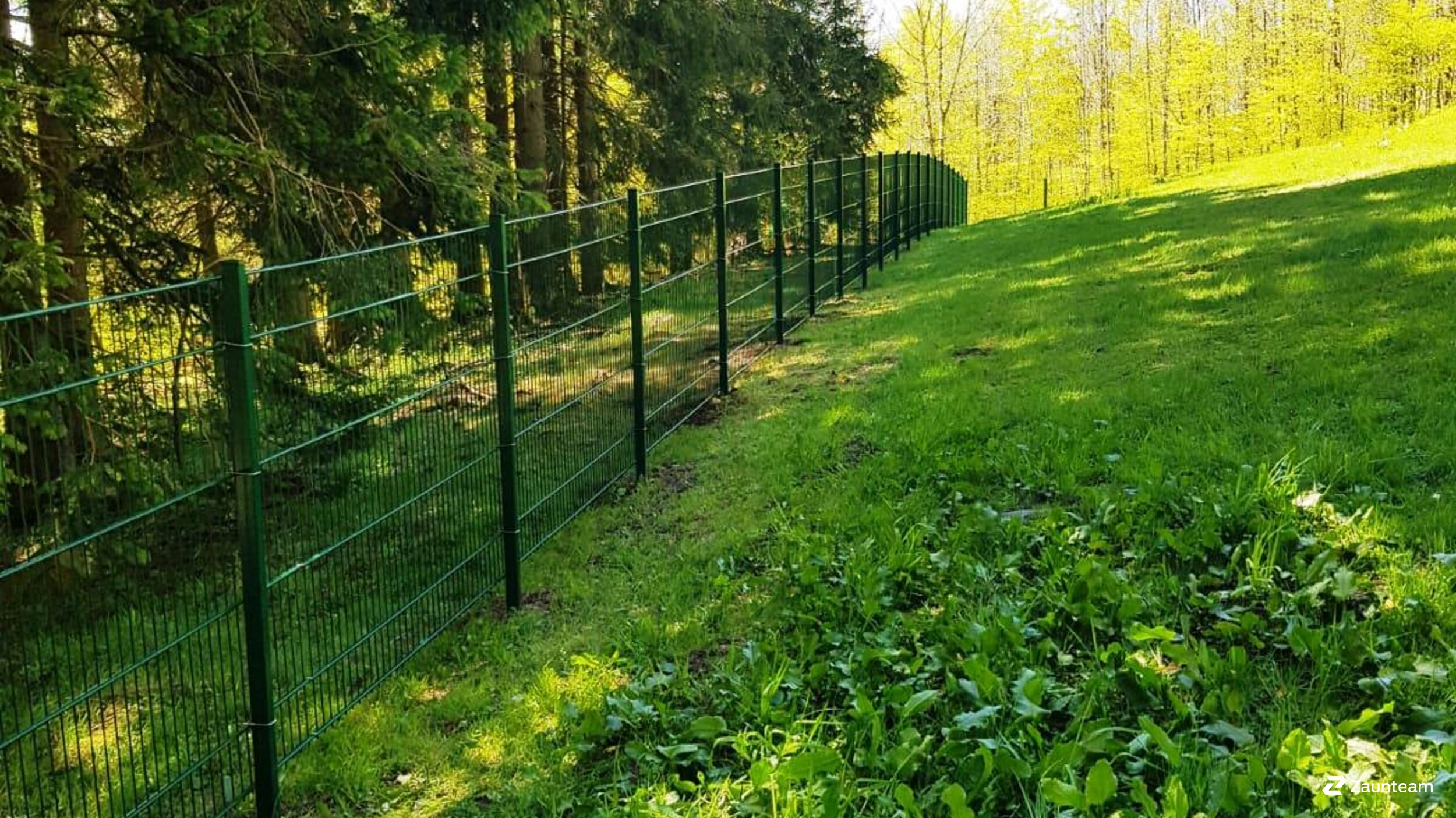 Doppelstabmattenzaun aus dem 2019 in 97717 Euerdorf Deutschland von Zaunteam Main-Rhön.