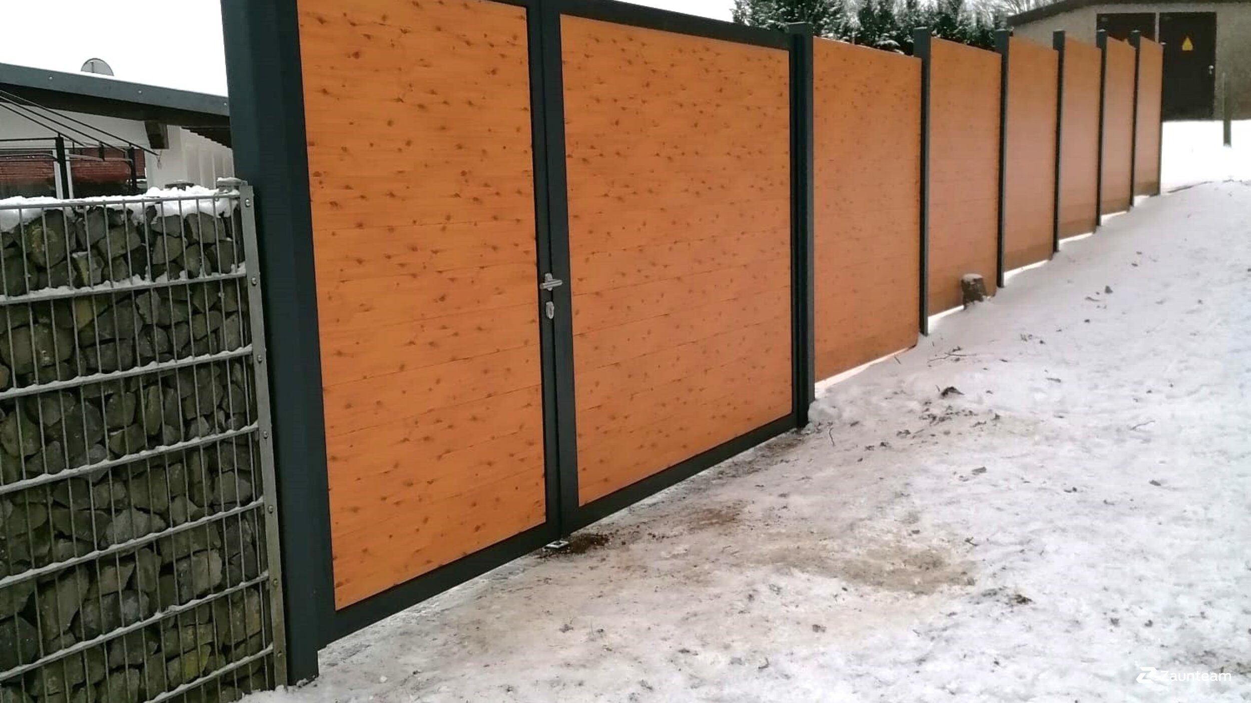 Aluminium Sichtschutz aus dem 2024 in 97769 Bad Brückenau Deutschland von Zaunteam Main-Rhön.