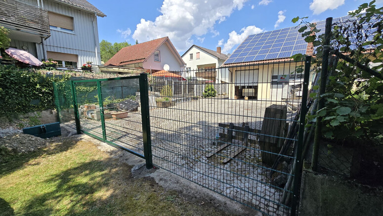 Doppelstabmattenzaun aus dem 2026 in 97725 Elfershausen Deutschland von Zaunteam Main-Rhön.