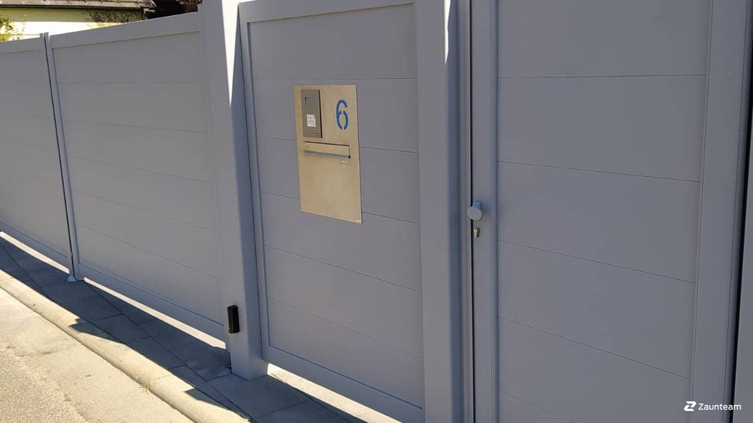 Aluminium Sichtschutz aus dem 2020 in 51570 Windeck Deutschland von Zaunteam Rhein-Sieg.