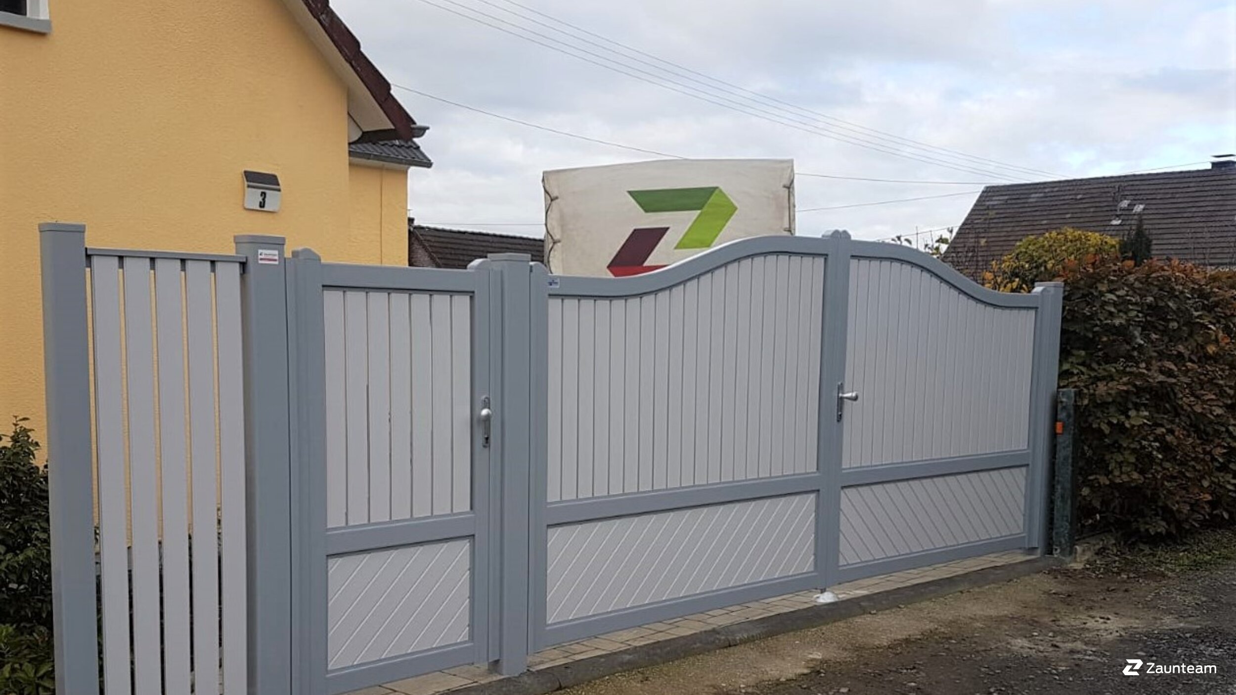 Aluminium Sichtschutz aus dem 2023 in 51503 Rösrath Deutschland von Zaunteam Rhein-Sieg.