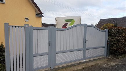 Aluminium Sichtschutz aus dem 2023 in 51503 Rösrath Deutschland von Zaunteam Rhein-Sieg.