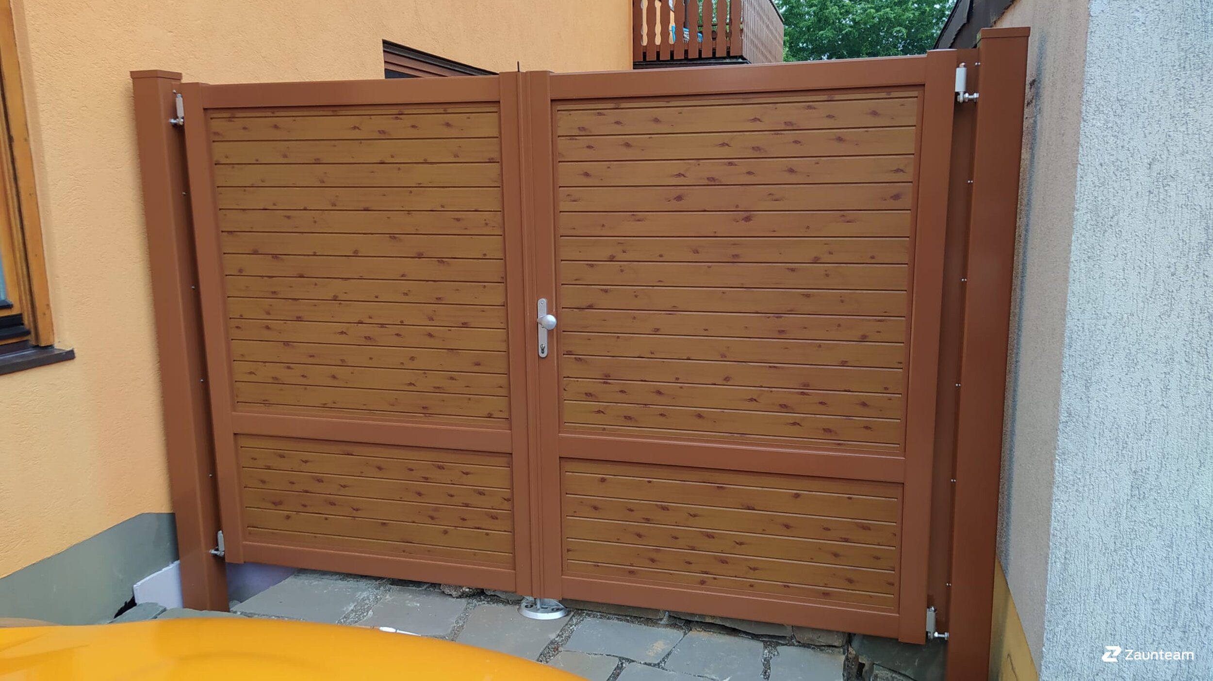 Aluminium Sichtschutz aus dem 2022 in 53773 Hennef Deutschland von Zaunteam Rhein-Sieg.