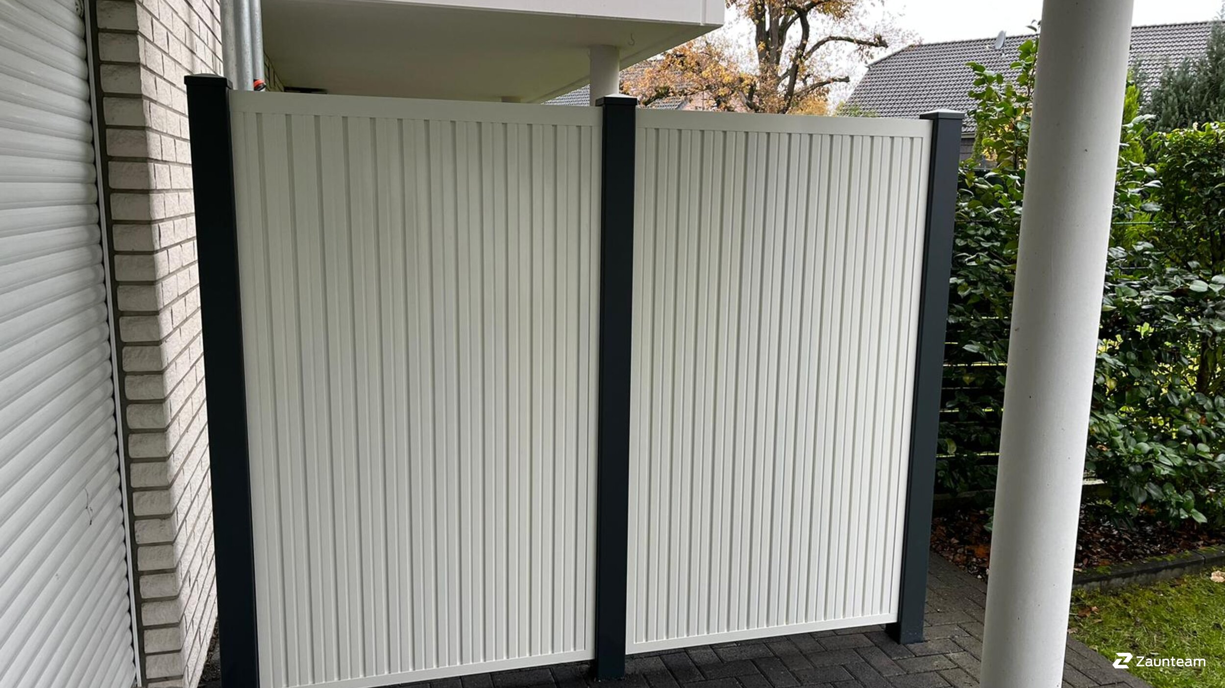 Aluminium Sichtschutz aus dem 2023 in 51503 Rösrath Deutschland von Zaunteam Rhein-Sieg.