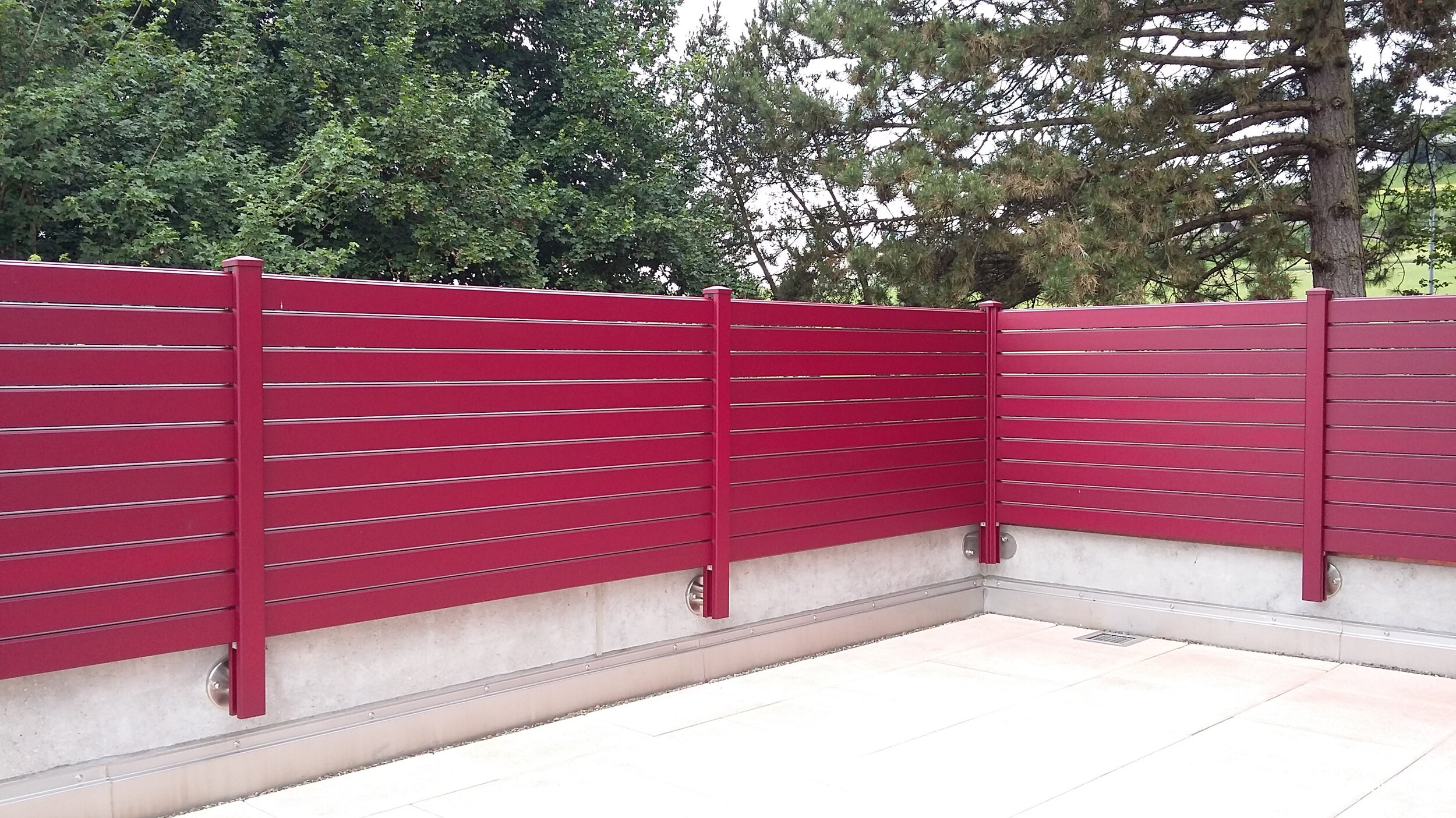 Aluminium Sichtschutz aus dem 2017 in 3027 Bern Schweiz von Zaunteam Spahni AG.