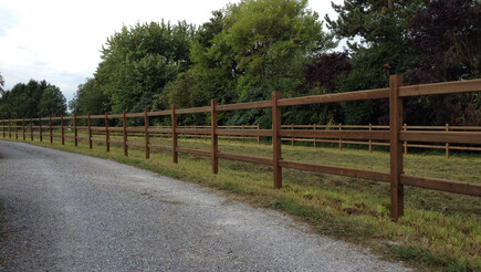 Koppelzaun aus dem 2016 in 3053 Müchenbuchsee Schweiz von Zaunteam Spahni AG.