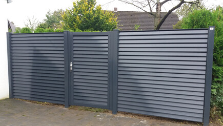 Aluminium Sichtschutz aus dem 2021 in 46485  Wesel Deutschland von Zaunteam Hohe Mark.