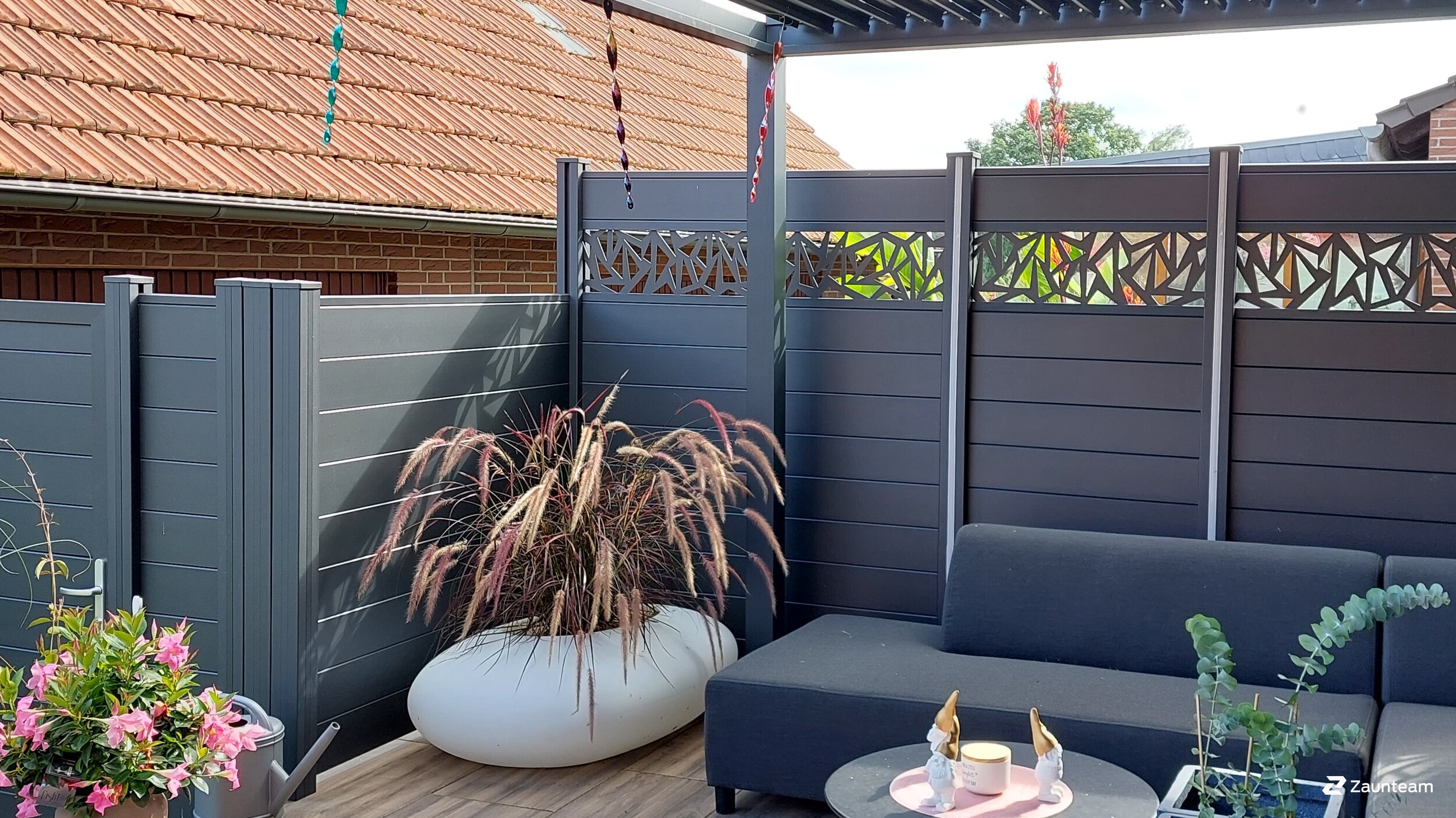 Aluminium Sichtschutz aus dem 2023 in 46569 Hünxe Deutschland von Zaunteam Hohe Mark.