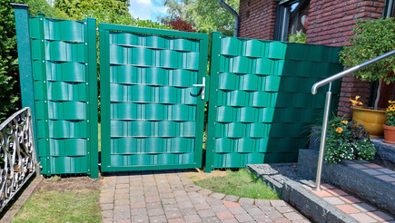 Protection brise-vue en tressage de 2023 à 46485 Wesel Allemagne de Zaunteam Hohe Mark.