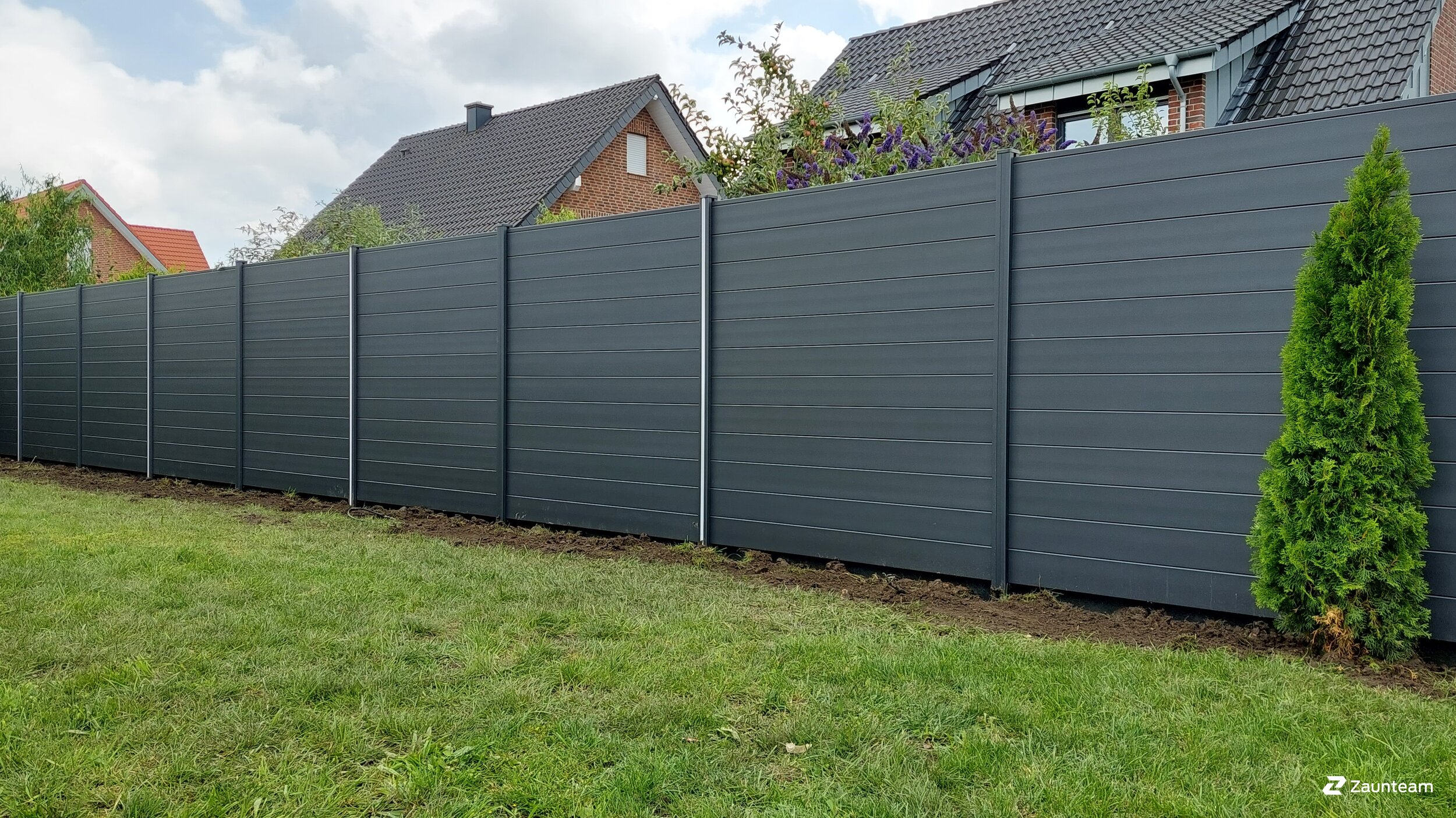 Aluminium Sichtschutz aus dem 2023 in 46348 Raesfeld Deutschland von Zaunteam Hohe Mark.