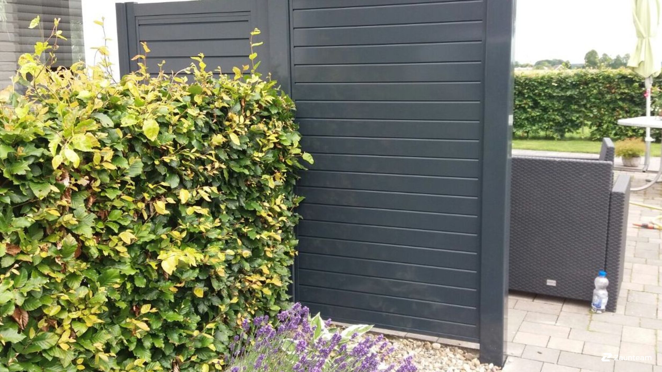 Aluminium Sichtschutz aus dem 2016 in 46499 Hamminkeln Deutschland von Zaunteam Hohe Mark.