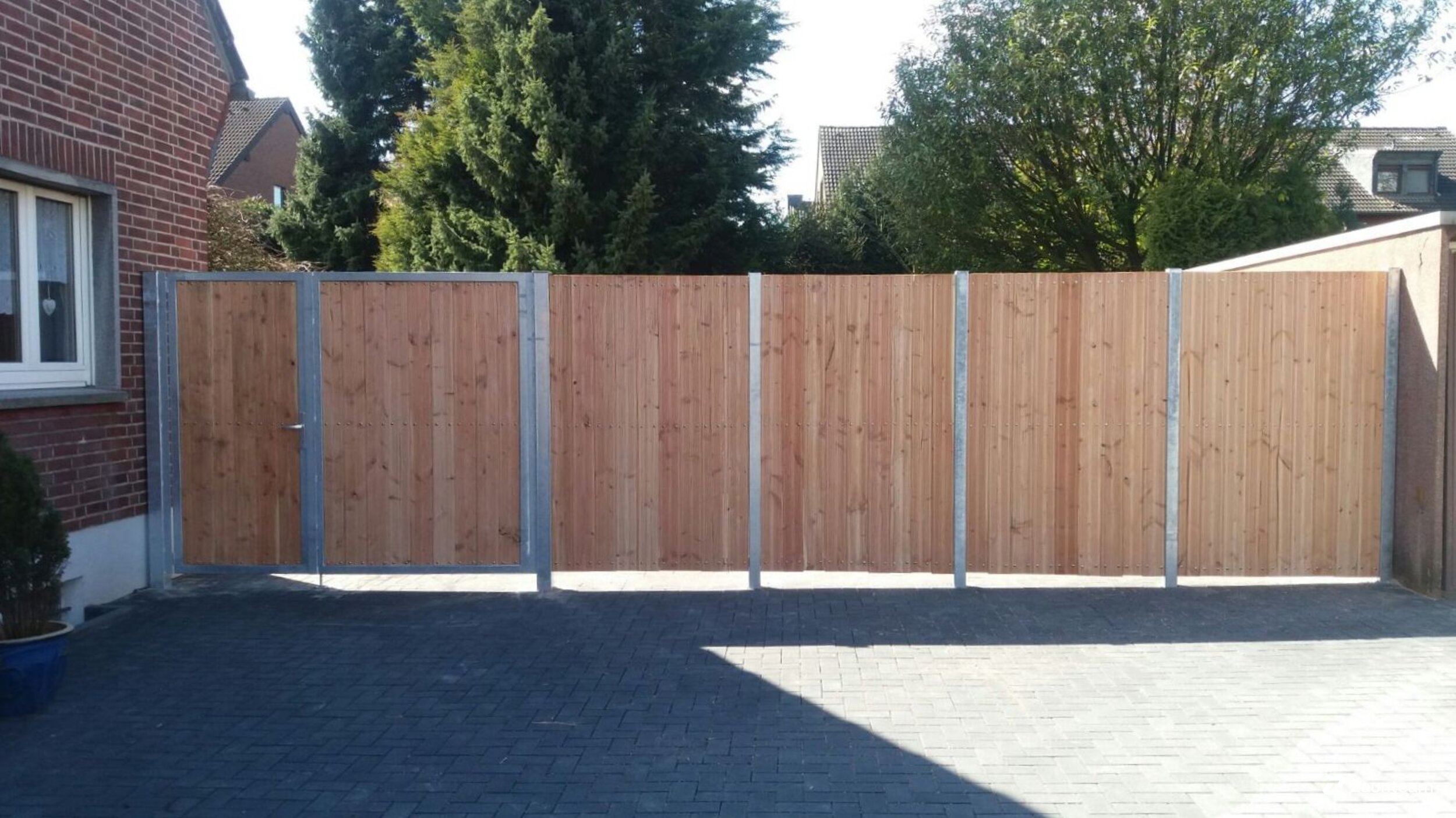 Holz Sichtschutz aus dem 2016 in 47441 Moers Deutschland von Zaunteam Hohe Mark.