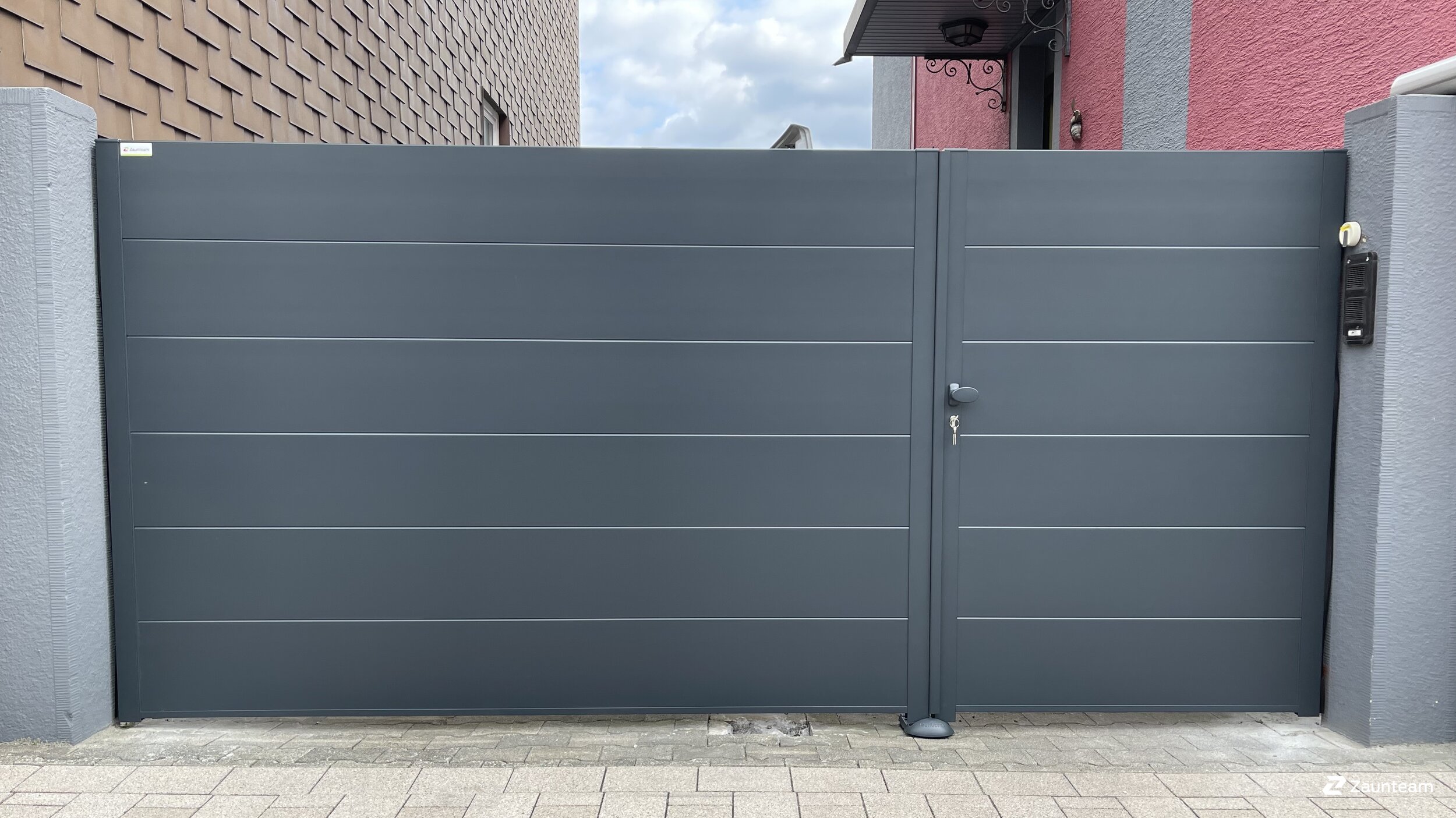 Aluminium Sichtschutz aus dem 2023 in 68794 Waghäusel Deutschland von Zaunteam Schwetzingen-Bruchsal.