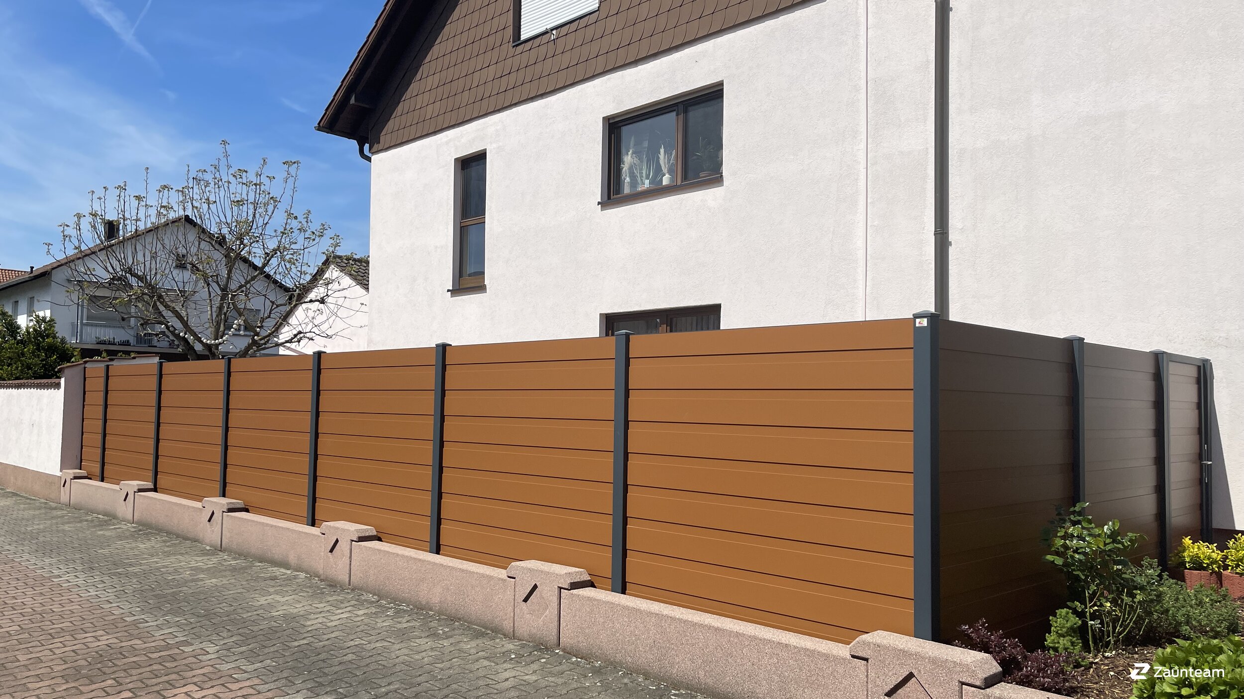 Aluminium Sichtschutz aus dem 2022 in 68753 Waghäusel Deutschland von Zaunteam Schwetzingen-Bruchsal.