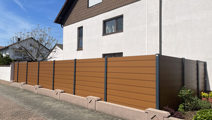 Aluminium Sichtschutz aus dem 2022 in 68753 Waghäusel Deutschland von Zaunteam Schwetzingen-Bruchsal.