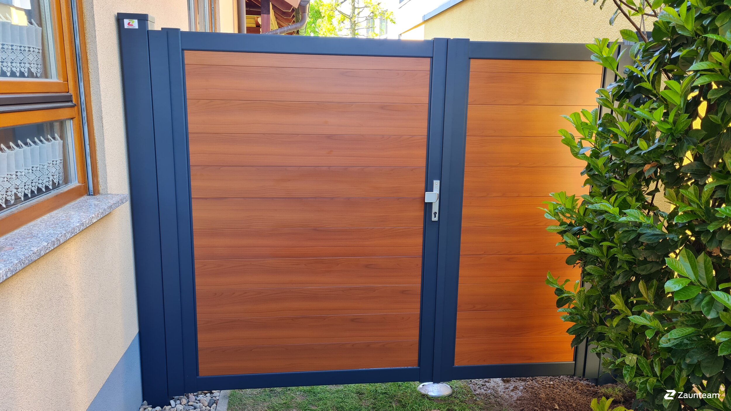 Aluzaun aus dem 2025 in 76689 Karlsdorf Deutschland von Zaunteam Schwetzingen-Bruchsal.