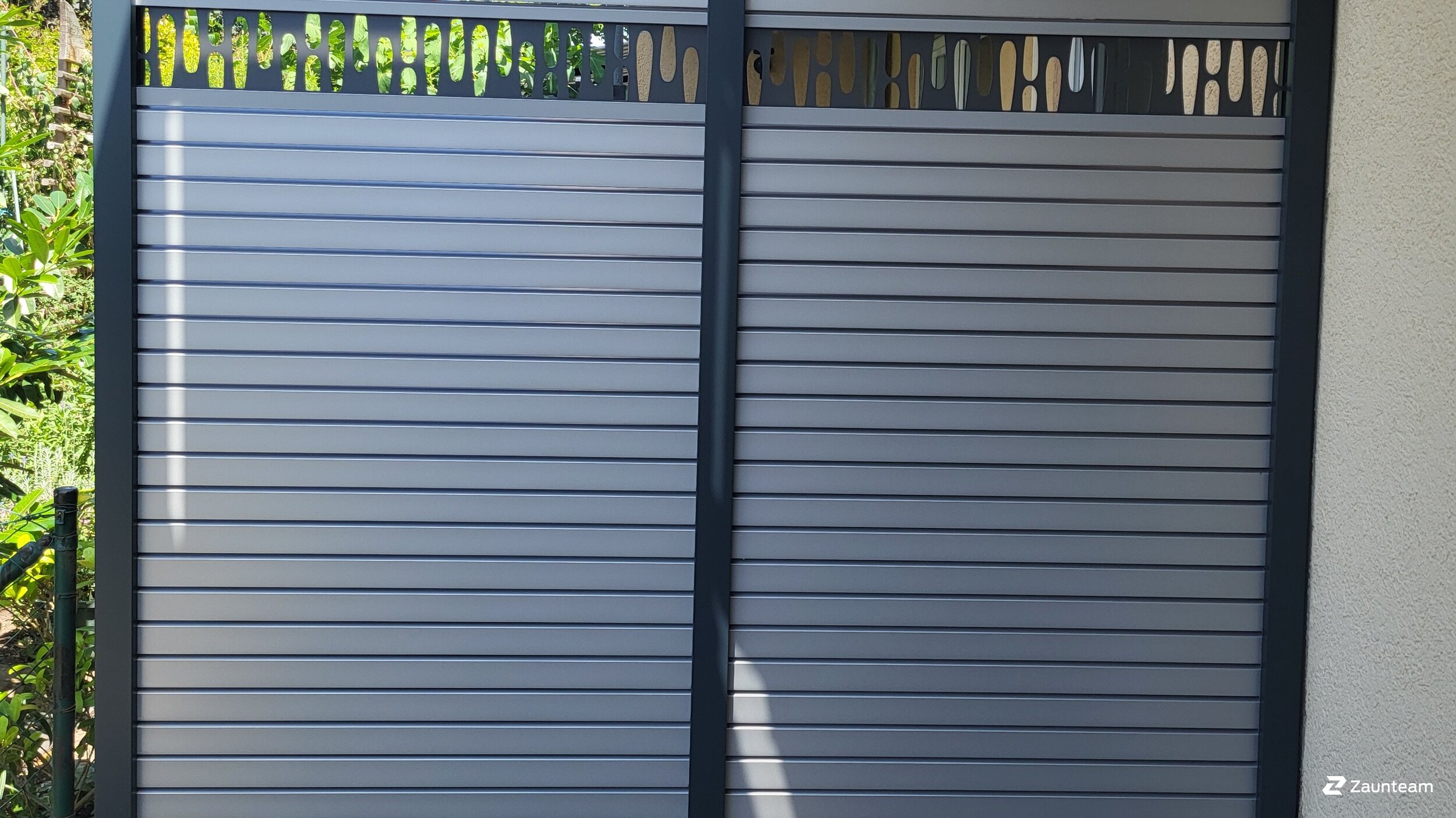 Aluminium Sichtschutz aus dem 2025 in 68219 Mannheim-Rheinau Deutschland von Zaunteam Schwetzingen-Bruchsal.