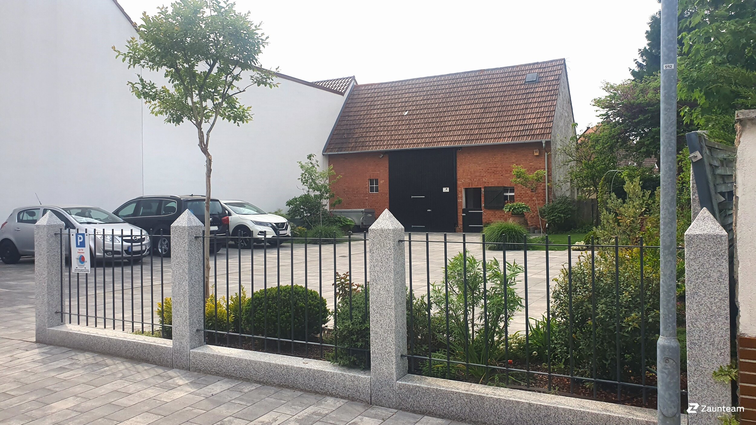 Clôture classique de 2022 à 68794  Oberhausen Allemagne de Zaunteam Schwetzingen-Bruchsal.