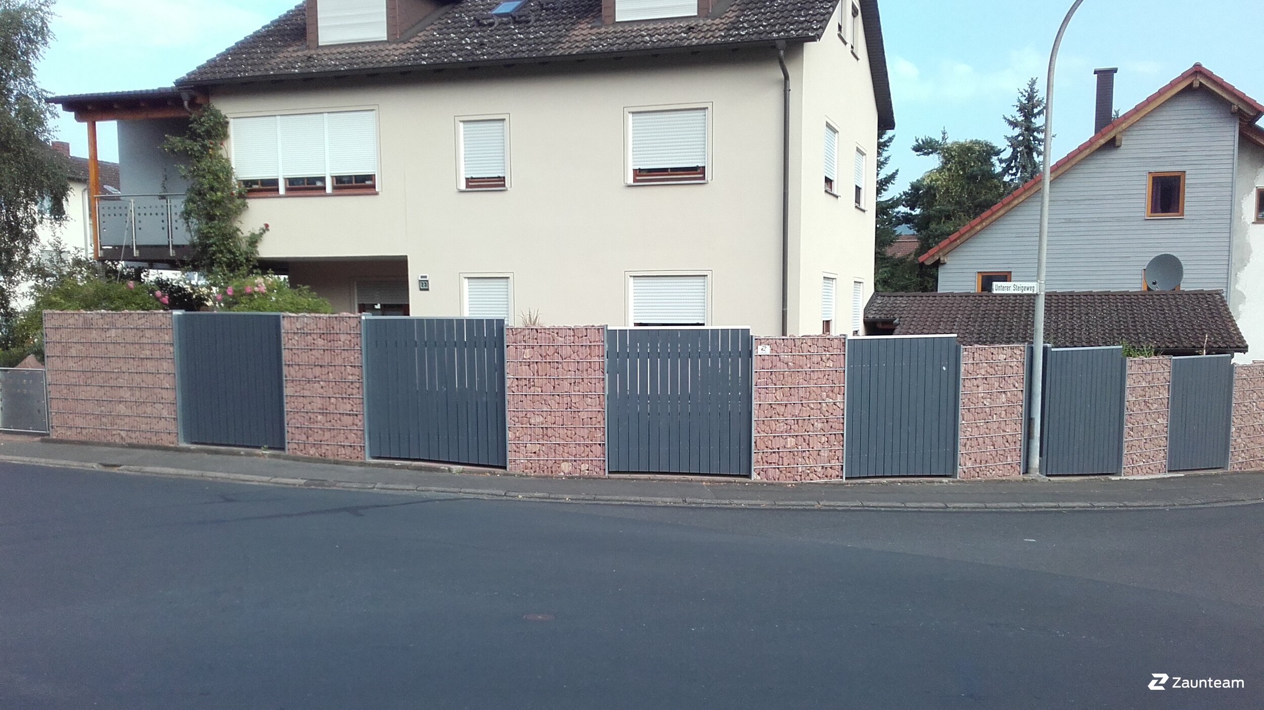 Gabionen Steinkörbe aus dem 2016 in 63897 Miltenberg Deutschland von Zaunteam Westfranken.