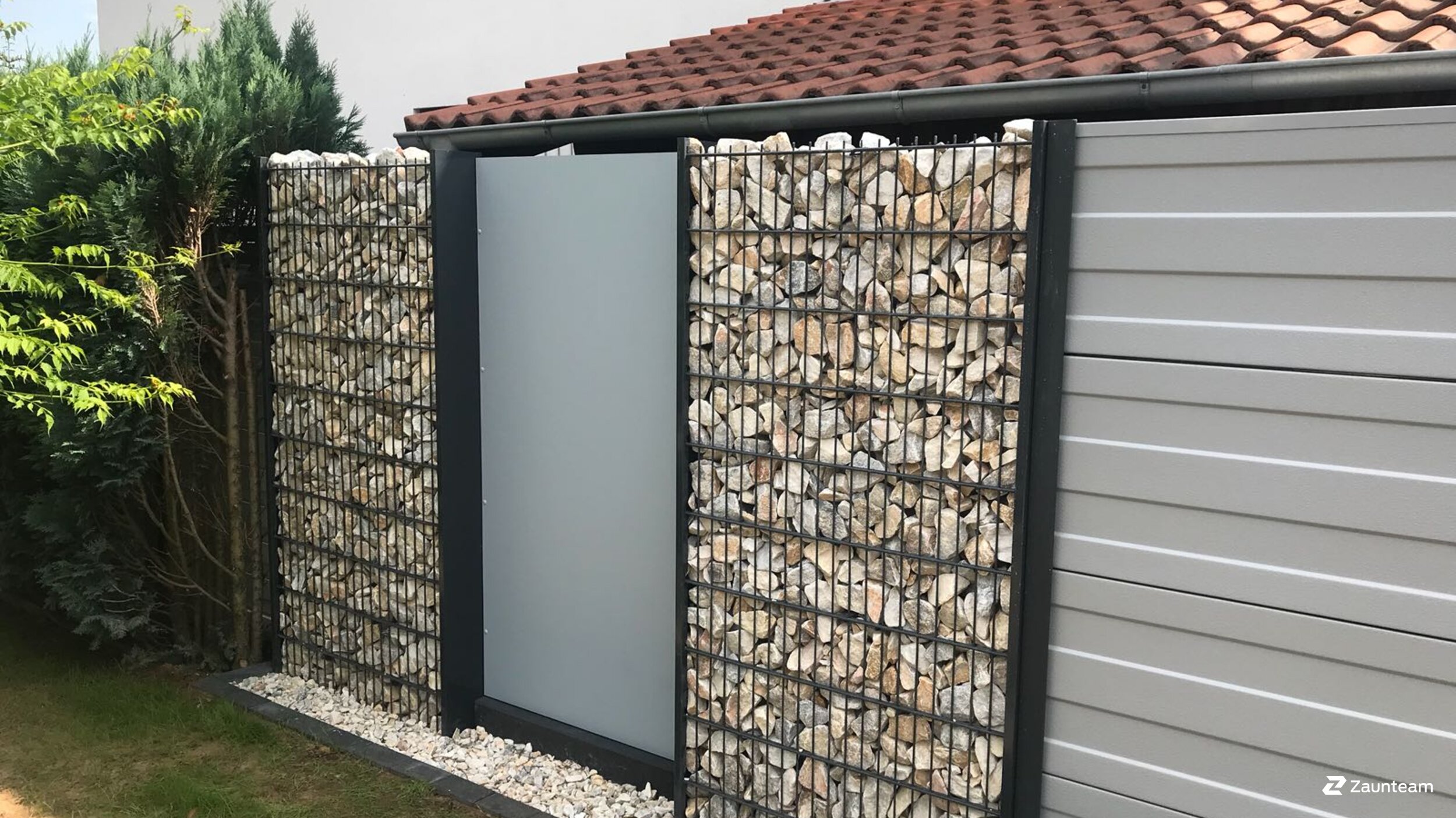 Aluminium Sichtschutz aus dem 2018 in 63820 Elsenfeld Deutschland von Zaunteam Westfranken.