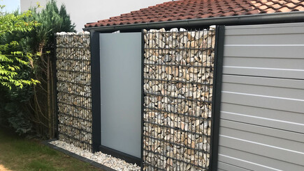 Aluminium Sichtschutz aus dem 2018 in 63820 Elsenfeld Deutschland von Zaunteam Westfranken.